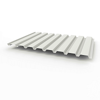 Профнастил оцинкованный с полимерным покрытием полиэстер С20 buildstor 0,65х1150мм RAL 9002 Светло-серый