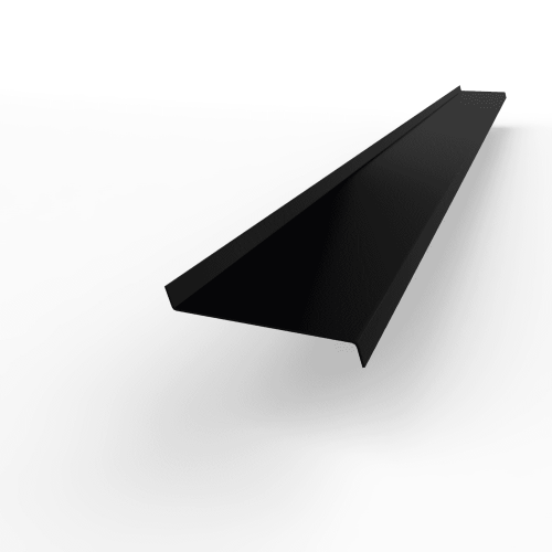 Отлив оконный оцинкованный c порошковым покрытием 0,7мм RAL 9004