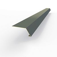 Карнизная планка RAL 7012 оцинкованная c порошковым покрытием 0,45мм