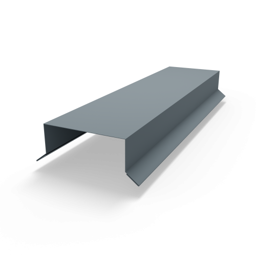 Парапет плоский RAL 7000 полиэстер 0,45 мм