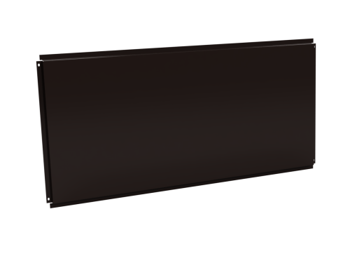 Фасадная кассета 1160х530 открытого типа, толщина 0,7 мм, RAL 8017 (Шоколадно-коричневый)