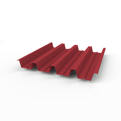 Профнастил Н60 (RAL 3002) 0,65х845мм оцинкованный, с полимерным покрытием (Полиэстер)