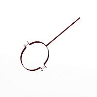 Крепление водосточный трубы сварное оцинкованное порошок ф150х10х250мм RAL 3005