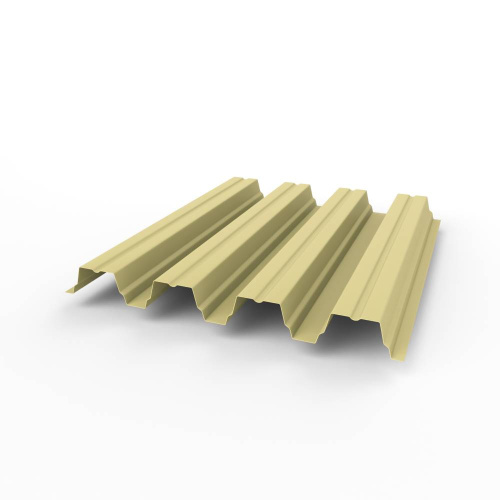 Профнастил оцинкованный с полимерным покрытием полиэстер Н75 buildstor 0,7х800мм RAL 1014 Слоновая кость