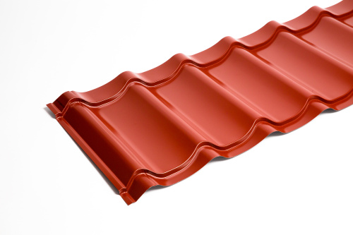 Металлочерепица Монтеррей классик оцинкованная с полимерным покрытием 0.45x1180мм  RAL 3009