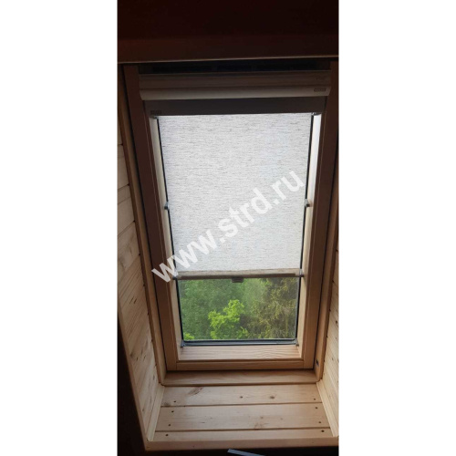 Окно мансардное дерево, лак ручка снизу Velux GLL FK06 1061B Дизайн WoodLine 66*118см фото 35