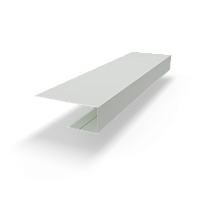 j планка RAL 9016 оцинкованная c порошковым покрытием 0,45мм