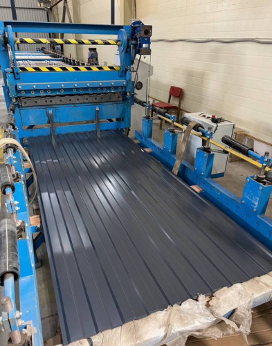 Профнастил оцинкованный с полимерным покрытием полиэстер С8 buildstor 0,35х1180мм RAL 7024 Графитовый серый фото 2 Профнастил оцинкованный с полимерным покрытием полиэстер С8 buildstor 0,35х1180мм RAL 7024 Графитовый серый фото 2