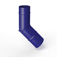 Колено водосточное оцинкованное порошок ф180мм RAL 5002