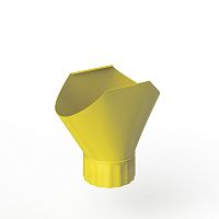 Воронка желоба оцинкованная накладная порошок ф180мм RAL 1018