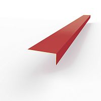 Лобовая планка (RAL 3031) оцинкованная, с порошковым покрытием 0,45 мм