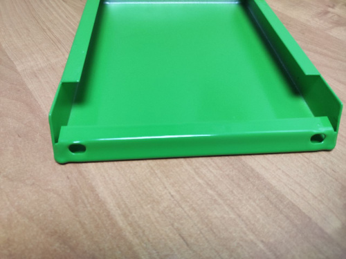 Лобовая планка (RAL 6038) оцинкованная, с порошковым покрытием 0,45 мм фото 2