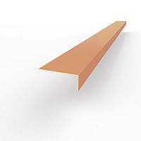 Лобовая планка (RAL 3012) оцинкованная, с порошковым покрытием 0,45 мм