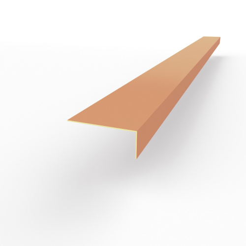 Лобовая планка (RAL 3012) оцинкованная, с порошковым покрытием 0,45 мм