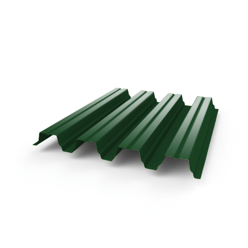 Профнастил Н75 - 0,65 (RAL 6035) с полимерным покрытием (полиэстер)
