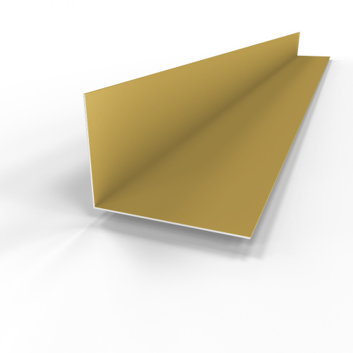 Планка угла внутренняя RAL 1024 оцинкованный c порошковым покрытием 0,45мм