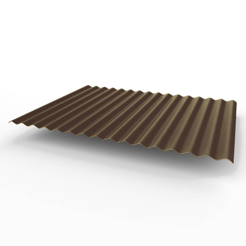 Профнастил оцинкованный с полимерным покрытием полиэстер С15 buildstor 0,45х1180мм RAL 8017 Шоколадно-коричневый Профнастил оцинкованный с полимерным покрытием полиэстер С15 buildstor 0,45х1180мм RAL 8017 Шоколадно-коричневый