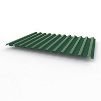 Профнастил оцинкованный с полимерным покрытием полиэстер С21 buildstor 0,35х1051мм RAL 6028 Сосновый зелёный