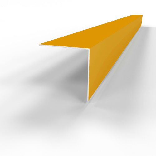 Планка угла внешнего RAL 1037 оцинкованный c порошковым покрытием 0,45мм