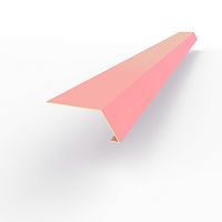 Карнизная планка RAL 3016 оцинкованная c порошковым покрытием 0,45мм