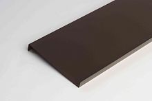 Отлив оконный оцинкованный c порошковым покрытием 1,2мм ширина менее 625 мм RAL 8019