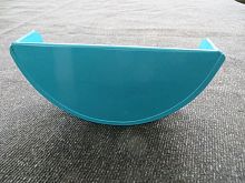 Заглушка желоба водосточного оцинкованная порошок ф120мм RAL 5021