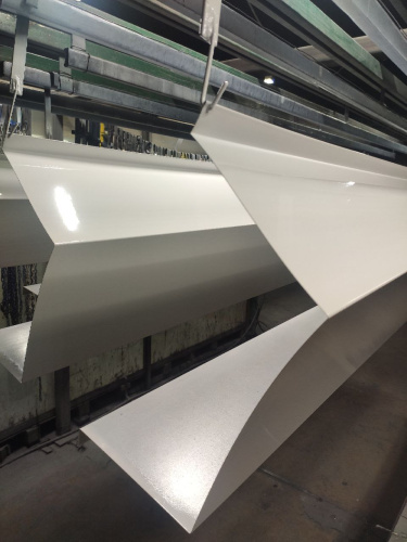 Парапет плоский RAL 9010 полиэстер 1,2 мм фото 3