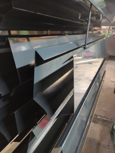 Планка угла внутренняя RAL 7021 оцинкованная c порошковым покрытием 0,45мм фото 2