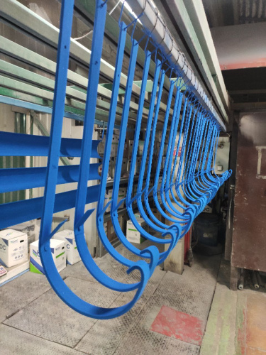 Крепление желоба водосточного c порошковым покрытием ф120x350мм RAL 5005 Крепление желоба водосточного c порошковым покрытием ф120x350мм RAL 5005