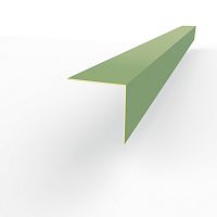 Планка угла внешнего RAL 6021 оцинкованная c порошковым покрытием 0,45мм