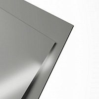 Гладкий лист 0.5мм RAL 9022 Перламутровый светло-серый