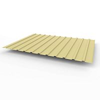 Профнастил оцинкованный с полимерным покрытием полиэстер С10 buildstor 0,45х1180мм RAL 1014 Слоновая кость