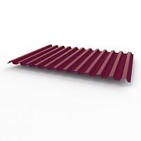 Профнастил оцинкованный с полимерным покрытием полиэстер С21 buildstor 0,4х1051мм RAL 4004 Бордово-фиолетовый
