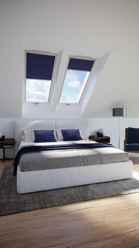 Окно мансардное дерево, лак ручка снизу Dakea KEV C4A B1800 Ultima Energy 55*98см фото 2