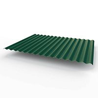 Профнастил оцинкованный с полимерным покрытием полиэстер С15 buildstor 0,5х1180мм RAL 6005 Зелёный мох