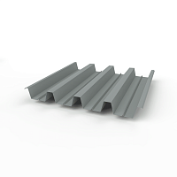 Профнастил Н60 (RAL 7042) 0,7х845мм оцинкованный, с полимерным покрытием (Полиэстер)