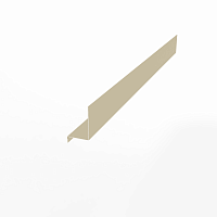 Планка примыкания боковая оцинкованная с порошковым покрытием 0,45мм ширина более 625 мм RAL 1015