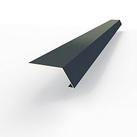 Карнизная планка RAL 5008 оцинкованная c порошковым покрытием 0,45мм