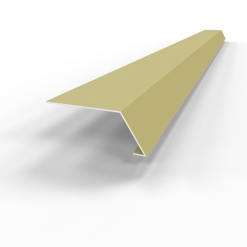 Карнизная планка RAL 1000 оцинкованный c порошковым покрытием 0,45мм