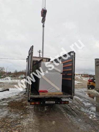 Стеновая трёхслойная сэндвич-панель гладкая 250мм 1190мм с видимым креплением минеральная вата Полиэстер Panline фото 3