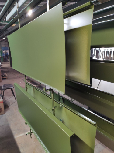 Лобовая планка (RAL 6020) оцинкованная, с порошковым покрытием 0,45 мм фото 3