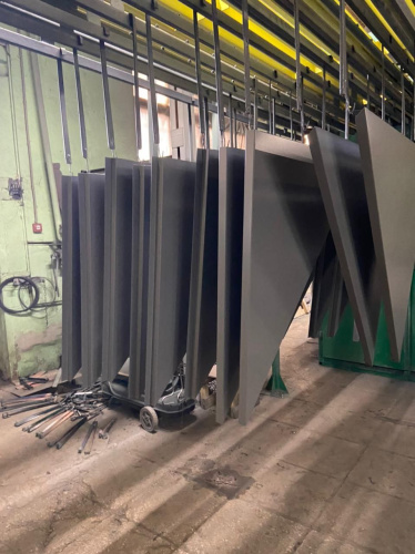 Карнизная планка RAL 7037 оцинкованная c порошковым покрытием 0,45мм фото 2