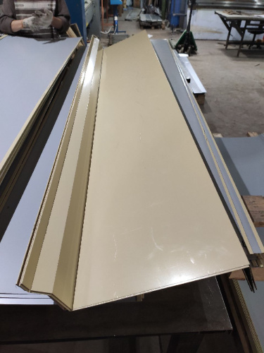 Лобовая планка (RAL 1014) оцинкованная, с порошковым покрытием 0,45 мм фото 4