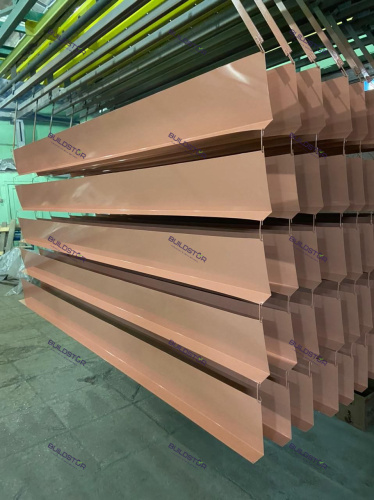 Планка стыковочная RAL 3012 оцинкованная c порошковым покрытием 0,45мм фото 2