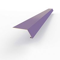 Карнизная планка RAL 4011 оцинкованная c порошковым покрытием 0,45мм