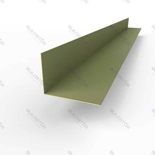 Планка угла внутренняя RAL 6013 оцинкованная c порошковым покрытием 0,45мм
