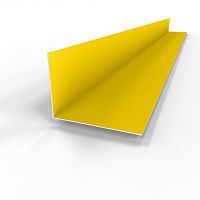 Планка угла внутренняя RAL 1023 оцинкованный c порошковым покрытием 0,45мм