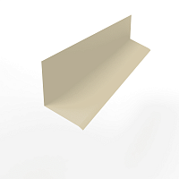 Планка примыкания к стене верхняя для фасада оцинкованная с порошковым покрытием 0,45мм RAL 1015