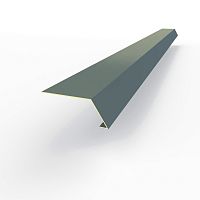 Карнизная планка RAL 7031 оцинкованная c порошковым покрытием 0,45мм