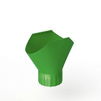 Воронка желоба оцинкованная накладная порошок ф180мм RAL 6018